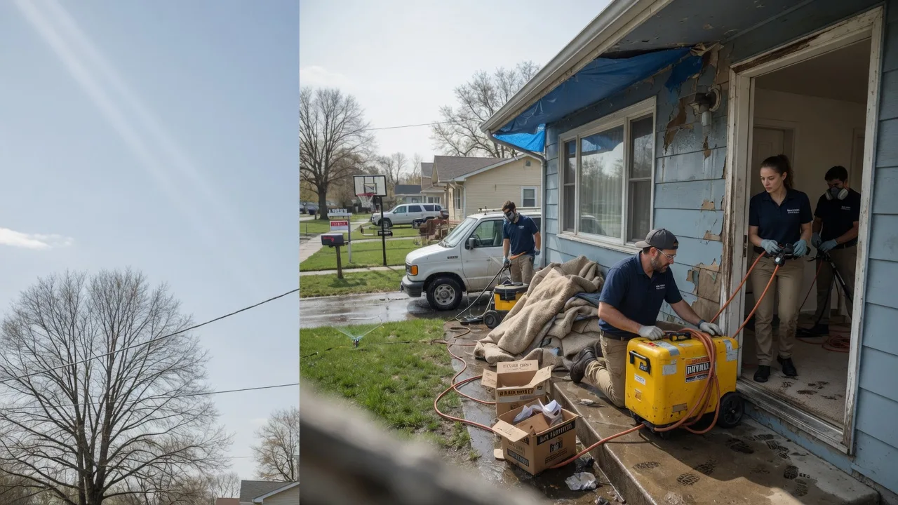 Basement Flood Cleanup in Perry, KS near me